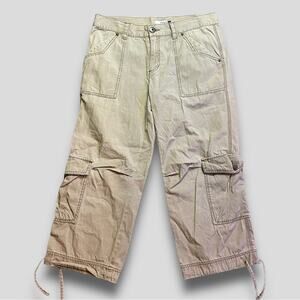 Tint Y2K Cargo Pants Cream Khaki 8 Utility Cotton Gorpcore Straight